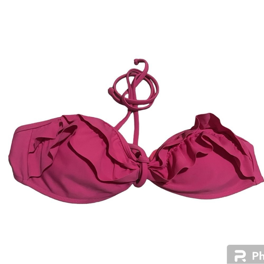 Hollister Hot Pink Bikini Top Sz Small